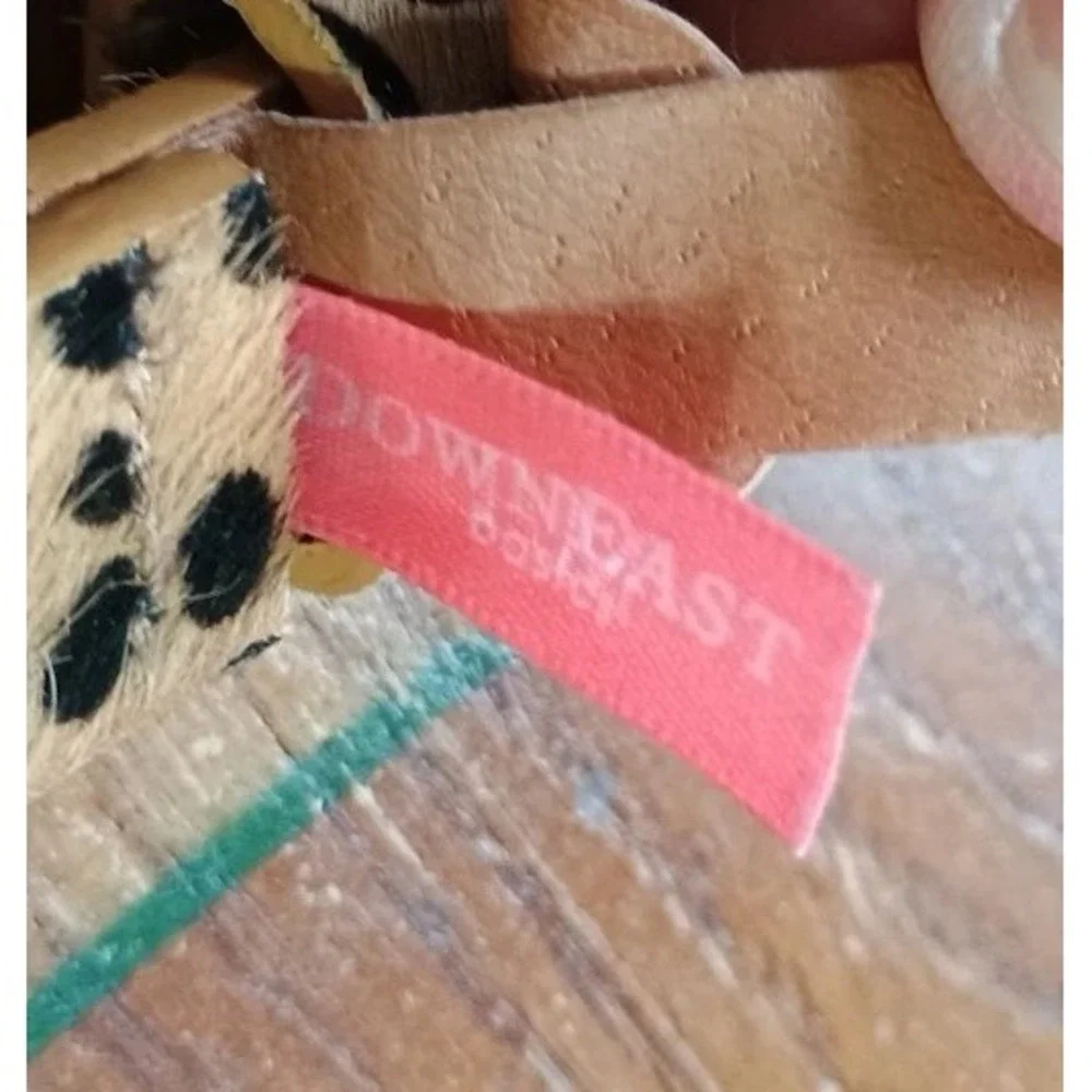 Downeast Outfitters Animal Print‎ Suede Belt - Women's Medium/Large